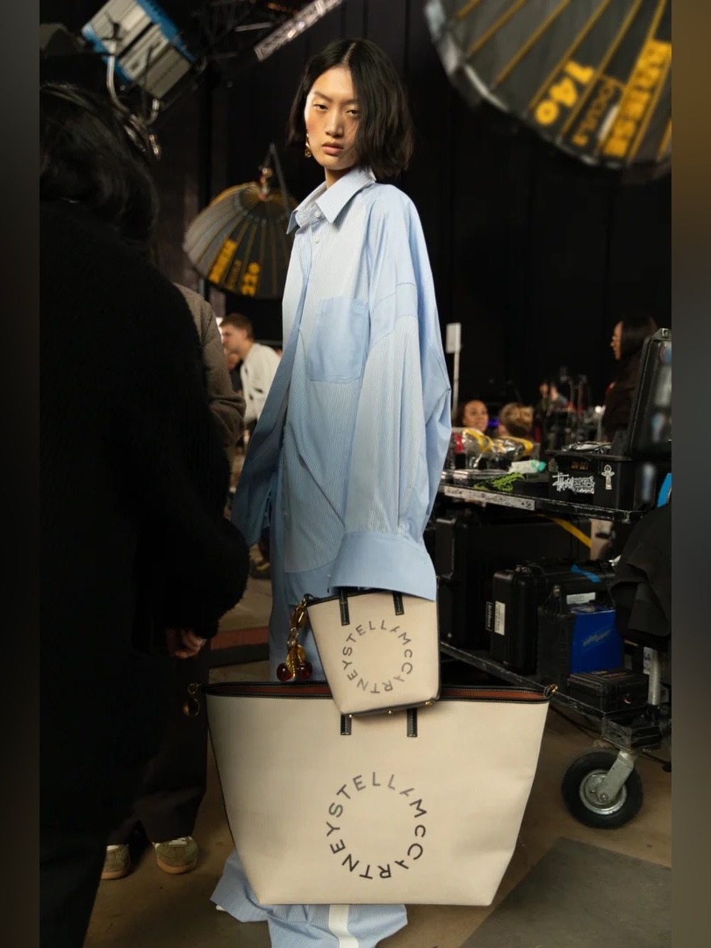 Stella McCartney X HM large canvas tote bag - Picture 5 of 16